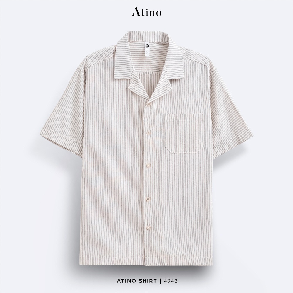 Áo Tank Top Ba Lỗ Nam ATINO Chất 100% Cotton Thoáng Mát form Slim-Fit TT.L.5.3984